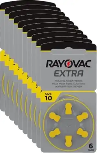Hörgerätebatterien von Varta und Rayovac Extra Advanced Zink Luft im Vergleich