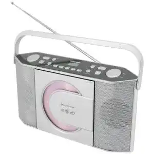 Soundmaster RCD1755SI tragbares Radio mit CD-Player und MP3-Wiedergabe