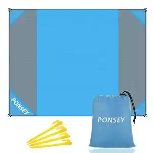 Picknickdecke Ponsey 200 x 200 cm wasserdicht und tragbar