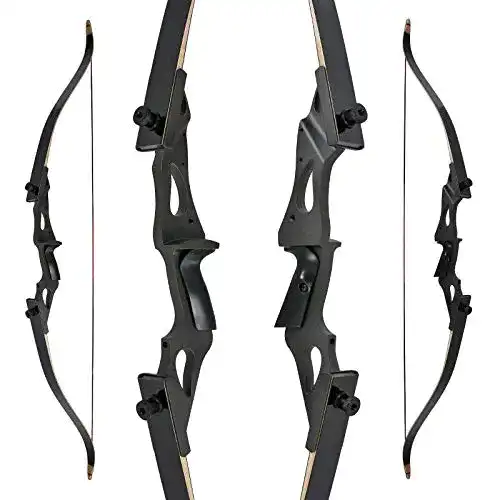 Recurvebogen Drake Archery Black Raven 58 Zoll 25-60 lbs Rechtshand