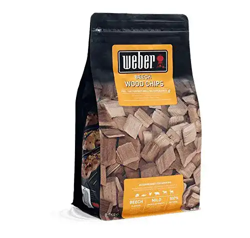 Räucherchips aus Buchenholz von Weber (700g) für vielseitige Grillanwendungen