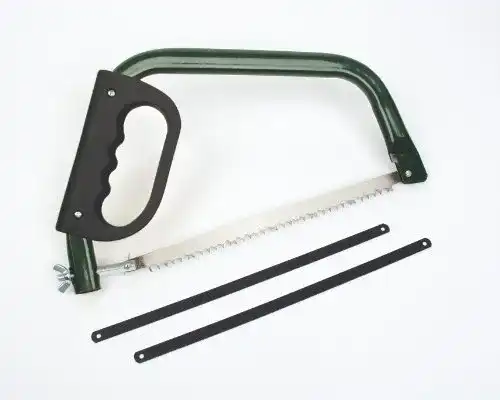 Bügelsäge Mannesmann 300 mm mit Sägeblättern für Holz und Metall