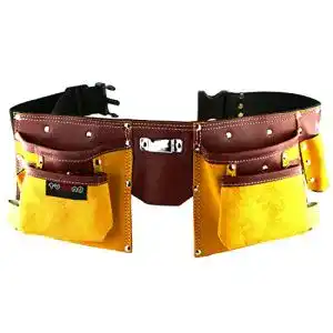 Werkzeuggürtel Tucano aus Leder mit 11 Taschen für Handwerker