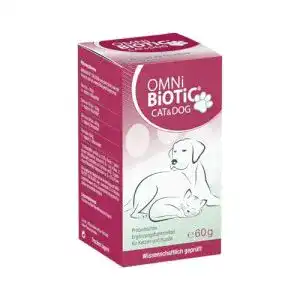 Probiotika für Hunde und Katzen OMNi BiOTiC CAT & DOG 60g mit 2 Bakterienstämmen