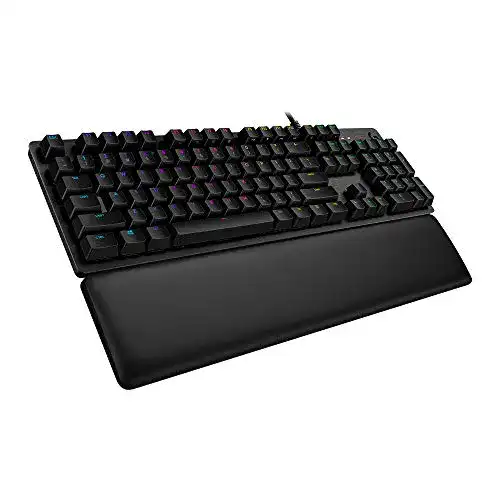 Logitech G513 Mechanische Gaming-Tastatur mit RGB-Beleuchtung und GX Brown Switches