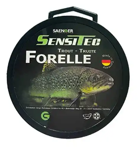 Angelschnur Sensitec Forelle Transparent 0,20 mm, 4,40 kg Tragkraft
