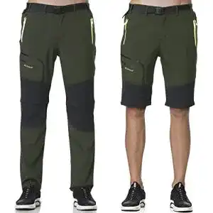 Kletterhosen Herren Soloyee Zip Off Wanderhose für Trekking und Outdoor