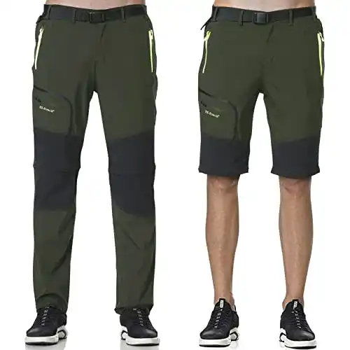Kletterhosen Herren Soloyee Zip Off Wanderhose für Trekking und Outdoor