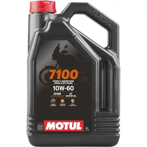 Motoröl 10W60 Motul 104101 7100 4T, 4 Liter