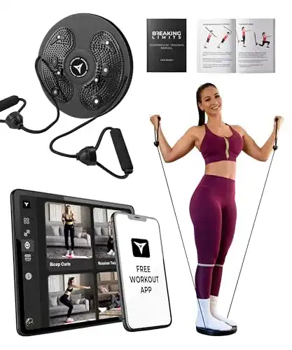 Fitness-Drehscheibe Breaking Limits Taillentwister für zu Hause