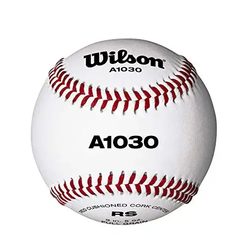 Wilson Unisex Baseball Official League, Weiß, 9 Zoll EU