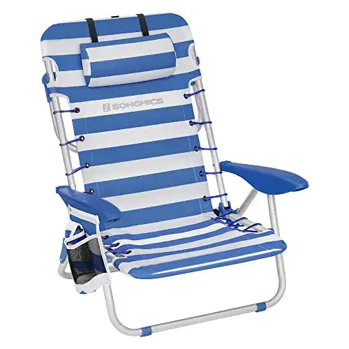 Strandstuhl von Songmics – Klappstuhl für Camping und Outdoor