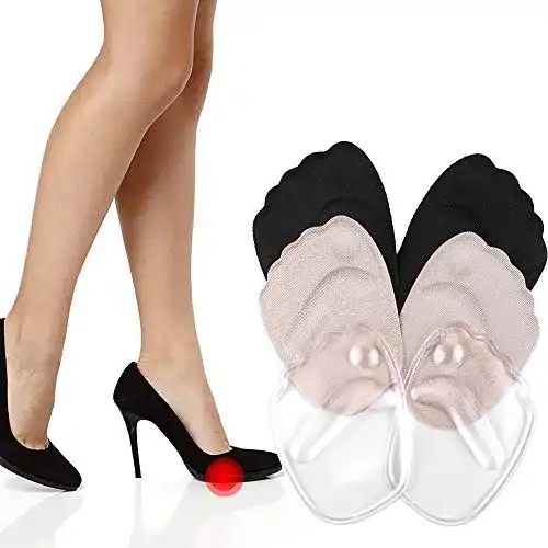 Ballenpolster Zingso Gel-Fußballenkissen für High Heels, 3 Paar