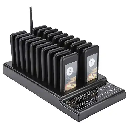 Tosuny Restaurant Pager System mit 20 Kanälen für drahtloses Paging
