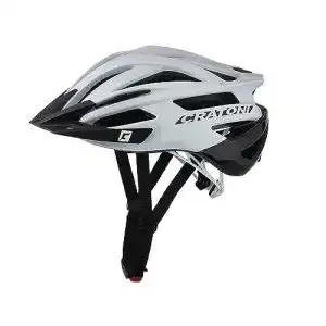 Cratoni Agravic Fahrradhelm in Weiß/Schwarz für S/M