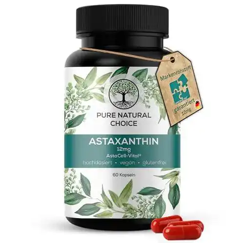 Astaxanthin Pure Natural Choice 8 mg vegan, hochdosiert