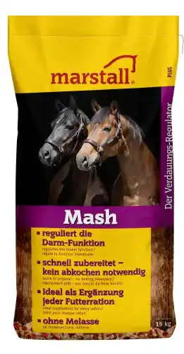 Marstall Premium-Pferdefutter Mash für Pferde, 15 kg Packung