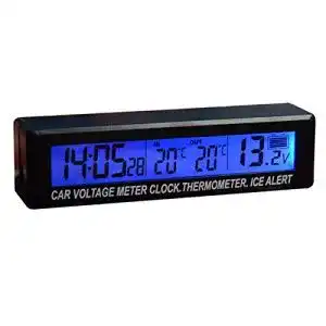 Auto-Thermometer Viviance EC88 mit Uhr, Spannungsmessung und Temperatur