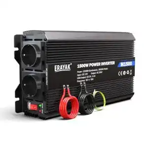 Wechselrichter 1500 W ERAYAK Spannungswandler 12V 230V