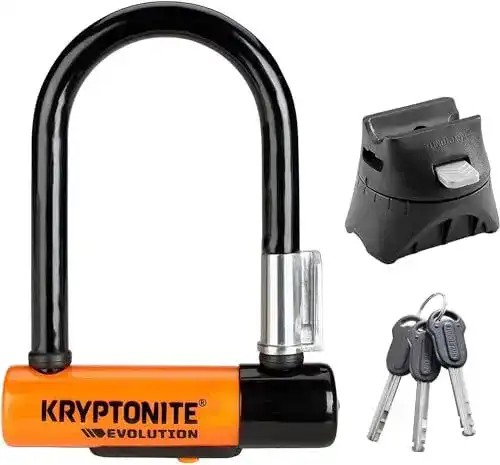 Kryptonite Evolution Mini-5 Fahrradschloss – Kompaktes Bügelschloss