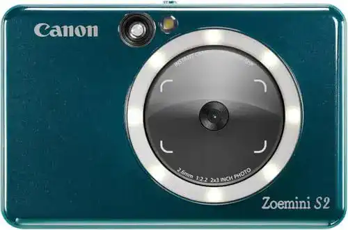 Canon Zoemini S2 Sofortbildkamera und Fotodrucker mit 10 Blatt Zink Fotopapier