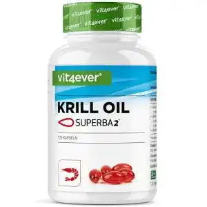 Krillöl Vit4ever Krill Öl 120 Kapseln mit Superba Rohstoff