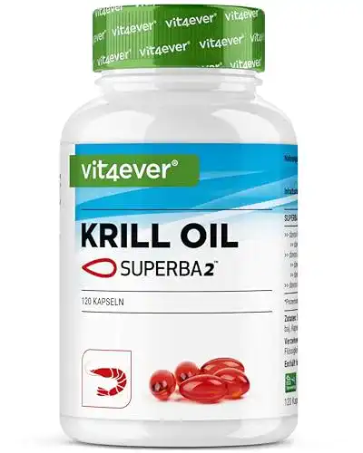 Krillöl Vit4ever Krill Öl 120 Kapseln mit Superba Rohstoff