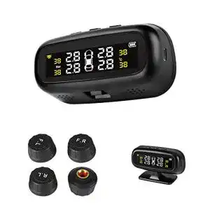Reifendruckkontrollsystem Jansite TPMS mit 4 Sensoren und LCD Display