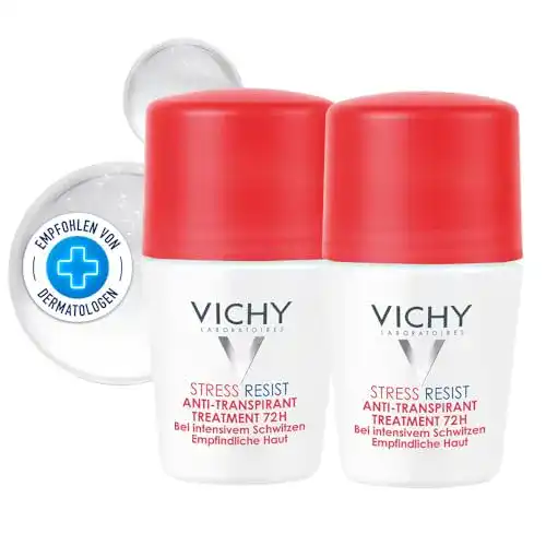 Vichy Deo 72 Stunden Deoroll-on gegen übermäßiges Schwitzen 2x50ml