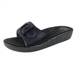 Massage Schuhe Olinde Damen Pantolette Badeschuh Größe 38 Blau