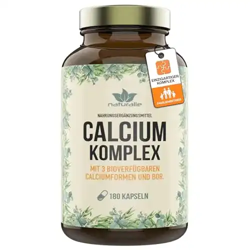 Calcium Kapseln mit 230 mg reinem Calcium im 3-fach Komplex