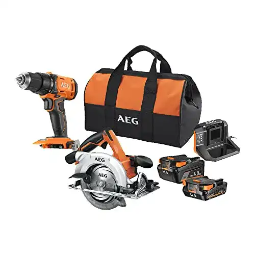 Akku-Werkzeug-Set AEG 18 V PRO18V mit Akku und Ladegerät