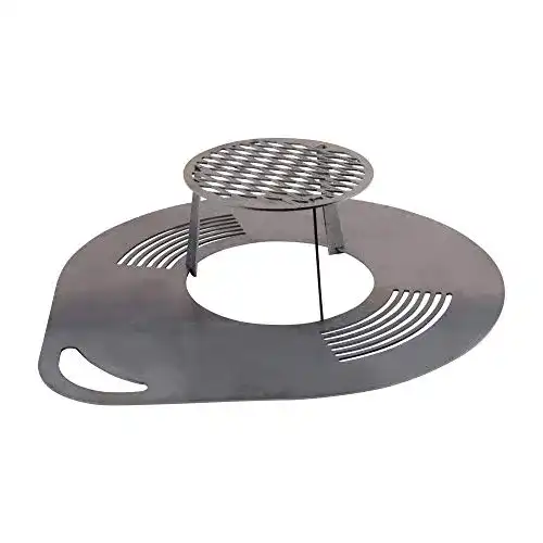 Feuerplatte Unus Grillplatte mit 60 cm Durchmesser für Grill und Feuertonne