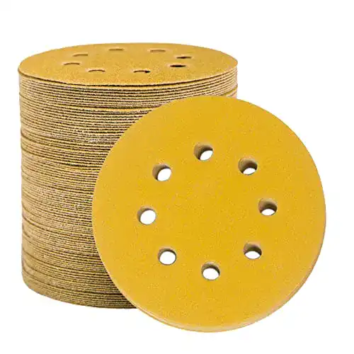 Schleifscheiben 125 mm für Exzenterschleifer – 100 Stück Klett Schleifpapier