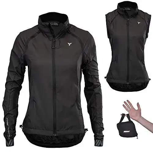 Fahrradjacke Damen Silvini Vetta Windbreaker für aktive Frauen