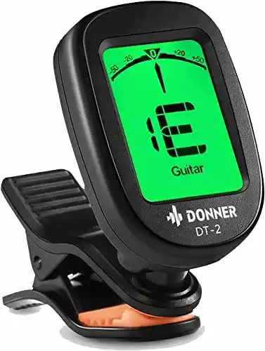 Gitarren Stimmgerät Donner Clip Tuner für verschiedene Saiteninstrumente
