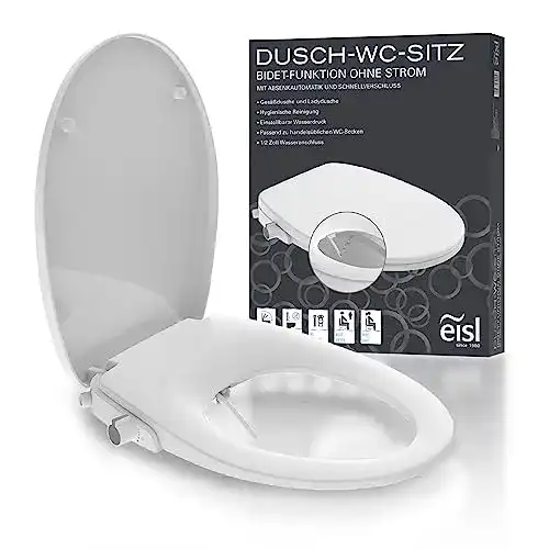 Dusch-WC Aufsatz von EISL Bidet Funktion ohne Stromanschluss