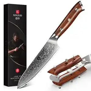 Xinzuo Damaststahl Allzweckmesser 13,3 cm Profi Universalmesser