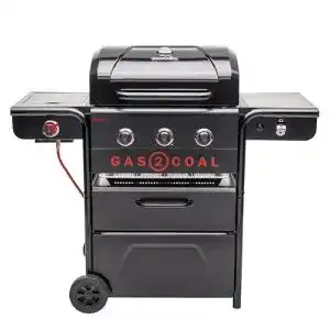 Kombigrill Char-Broil Gas2Coal 2.0 330 Special Edition mit 3+1 Brennern