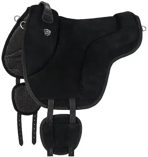 Reitpad Equinate California Wildleder Bareback Pad für Pferde