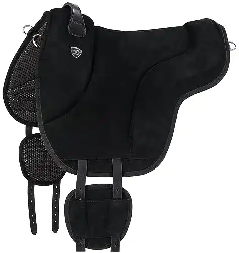 Reitpad Equinate California Wildleder Bareback Pad für Pferde