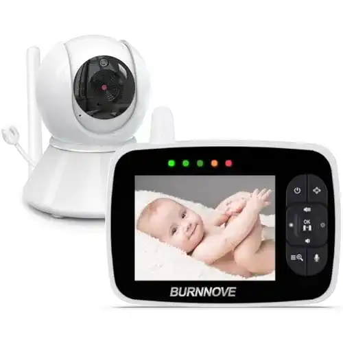 Babyphone mit Kamera und 3,5 Zoll Bildschirm von BurnNove