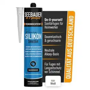Sanitärsilikon Seebauer DIY Premium-Sanitär-Silikon 310 ml