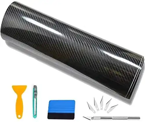 Carbonfolie CompraFun 6D selbstklebend für Autos und Oberflächen
