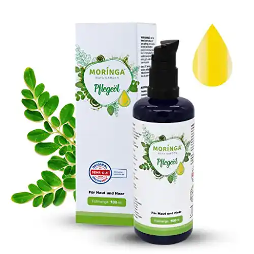 Moringa Öl von Moringa Maya Garden – Kaltgepresstes Hautpflegeöl