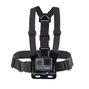 GoPro Brustgurt von Amazon Basics Verstellbares Halterungsset für Actionkameras