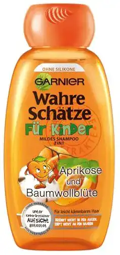 Garnier Wahre Schätze 2in1 Shampoo für Kinder, mild und reinigend