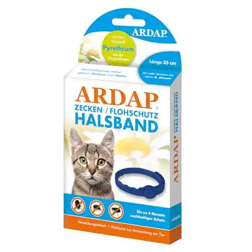 Zecken- und Flohschutzhalsband für Katzen von ARDAP