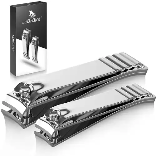 Nagelknipser Lebrüke ® 2er Set, in 2 Größen für glatten Schnitt