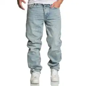 Baggy-Jeans REPUBLIX Herren Loose-Fit 90s Denim Jeans in Hellblau